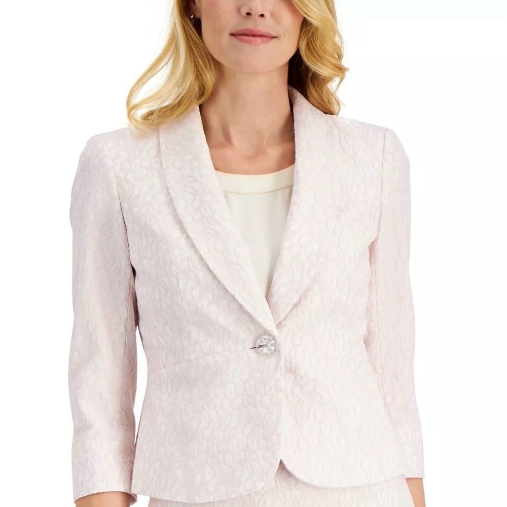 Kasper Vanilla Ice Tutu Pink Blazer
